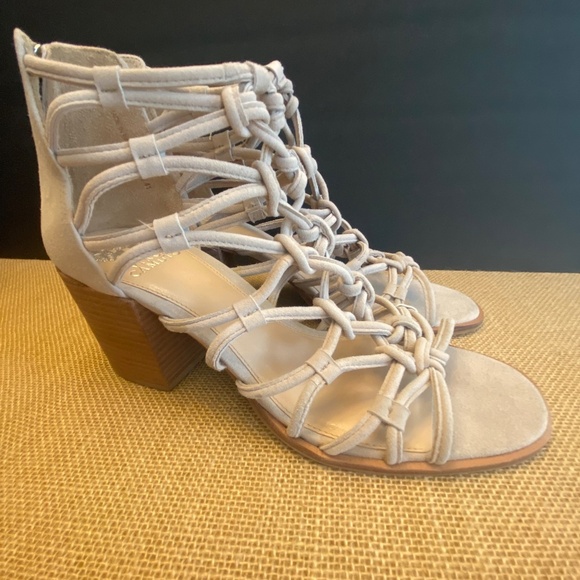 Vince Camuto Karika block heel strappy sandals booties. Size 9 ½. Leathe… - Picture 7 of 11